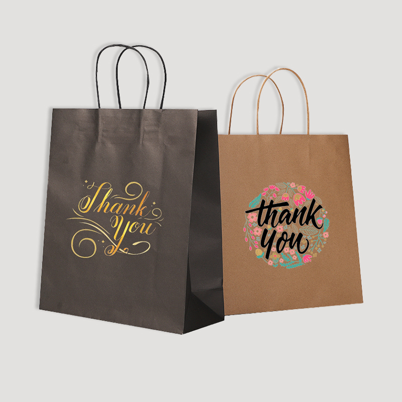 brown kraft paper bags