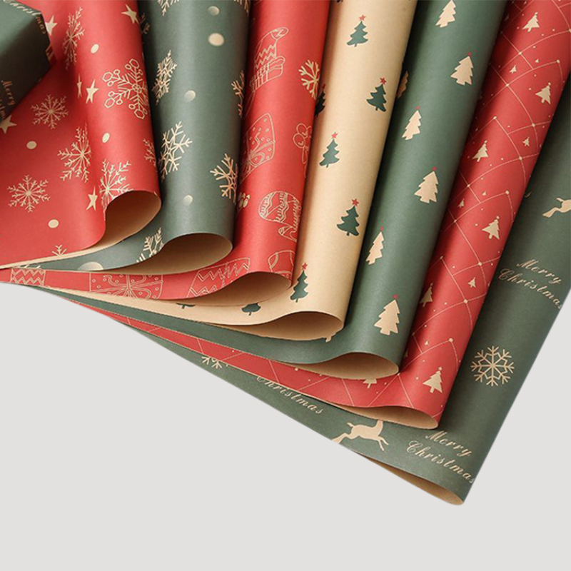 christmas wrapping paper rolls bulk