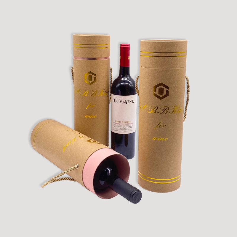 paper box for wine tube