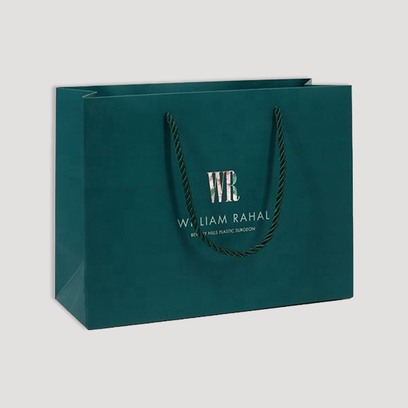 paper shopping bags with handle for business