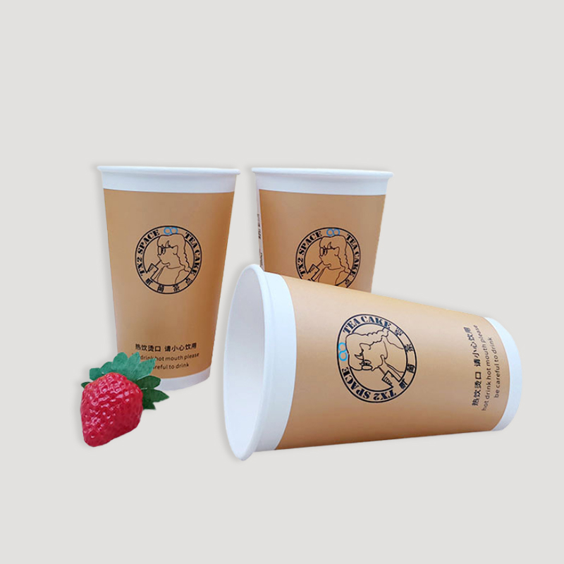 disposable paper cups for hot and cold drinks