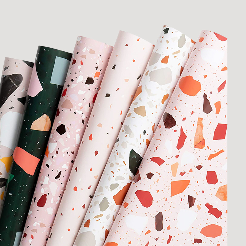 luxury flower wrapping paper