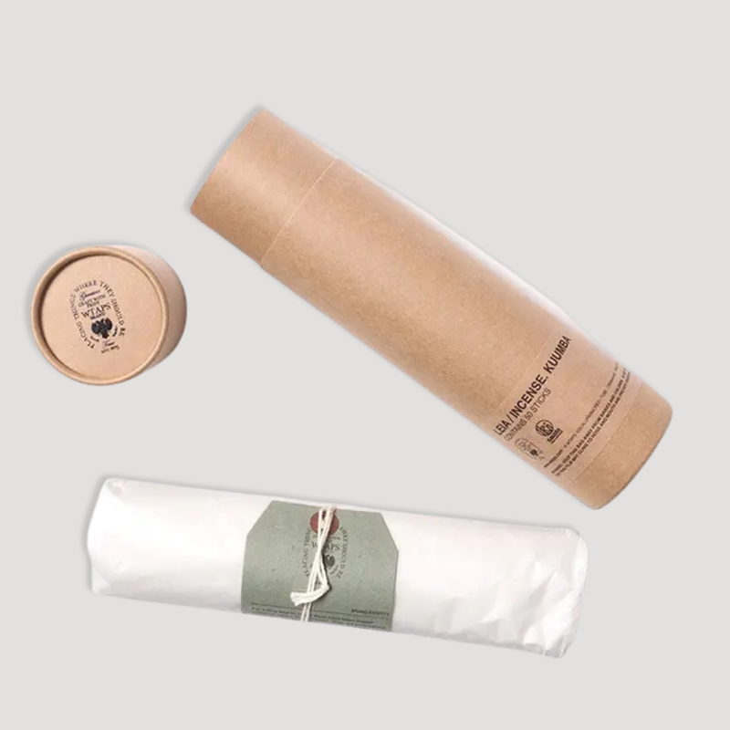 paper tube packaging is used for clothing