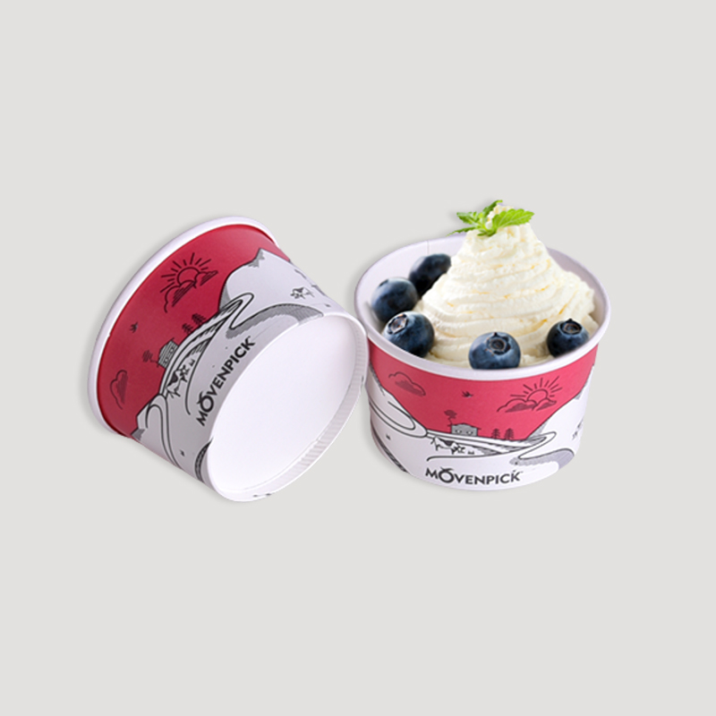 mini ice cream paper cup 4oz