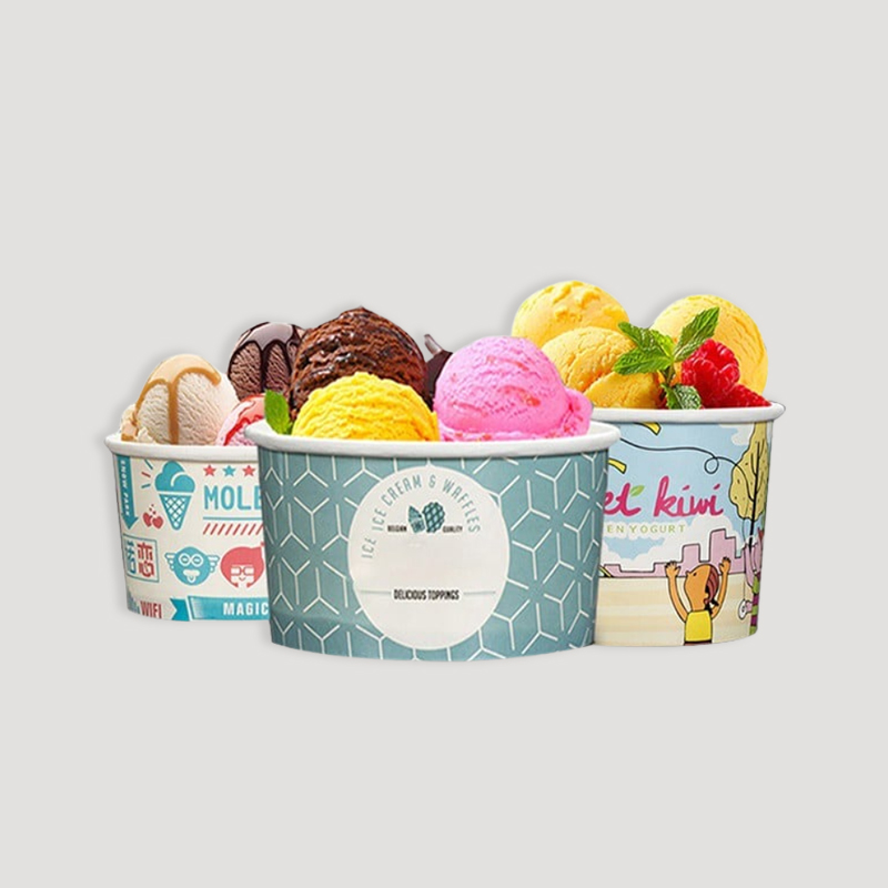 ice cream paper bowl