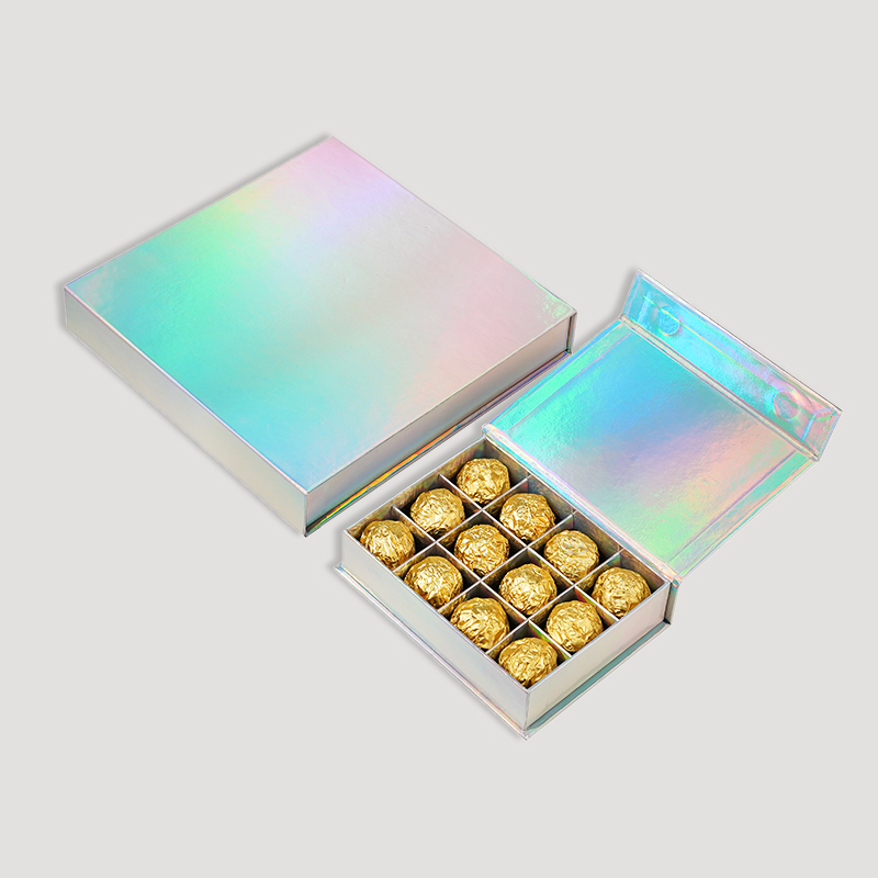 Holographic food packaging box