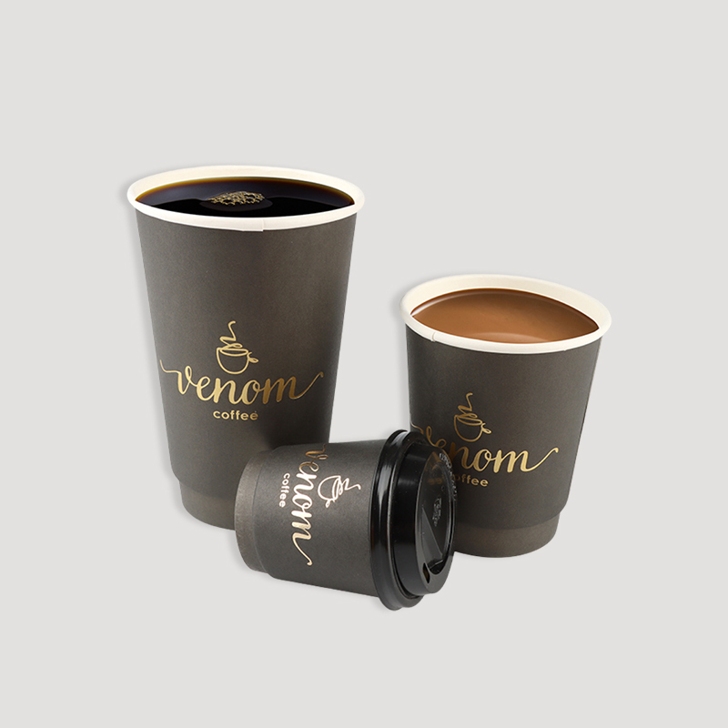 custom disposable hot coffee paper cups