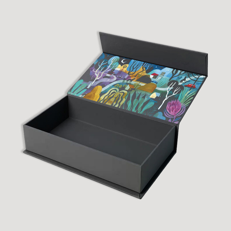 decorative rigid flip top magnetic boxes