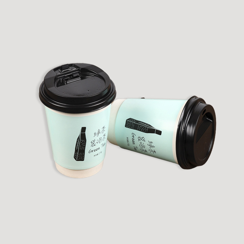 coffee paper cups and lids