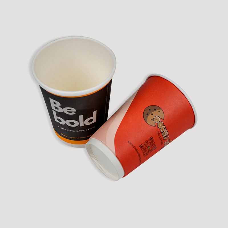 custom double wall disposable paper cup