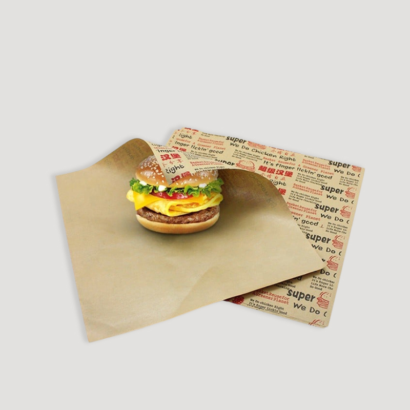 custom burger wrapper