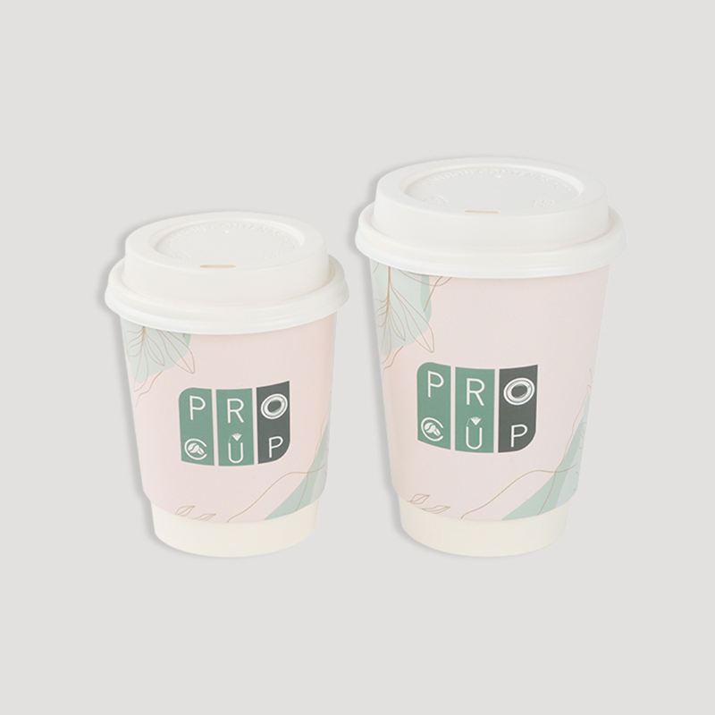 double wall paper cup white