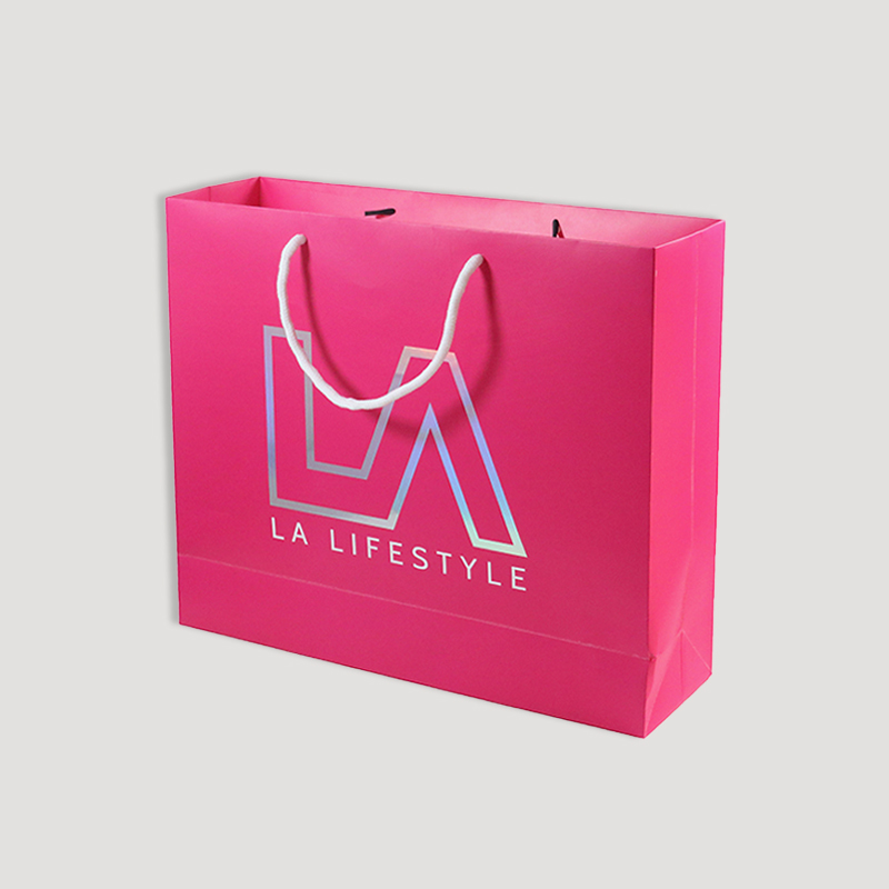 luxury perfume paper shopping bag