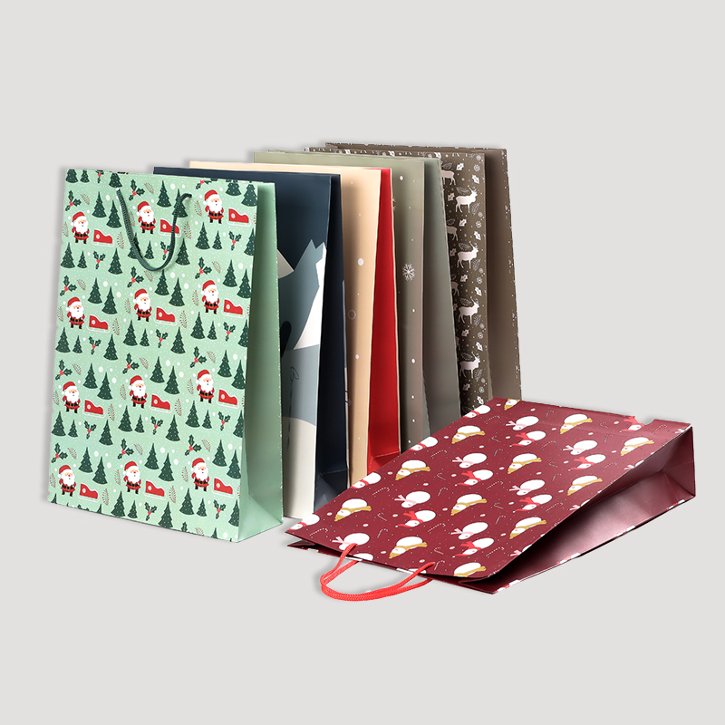 christmas paper gift bag