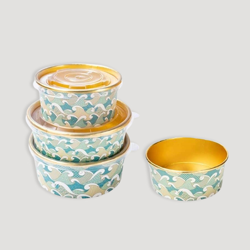 salad bowl wholesale round paper bowl