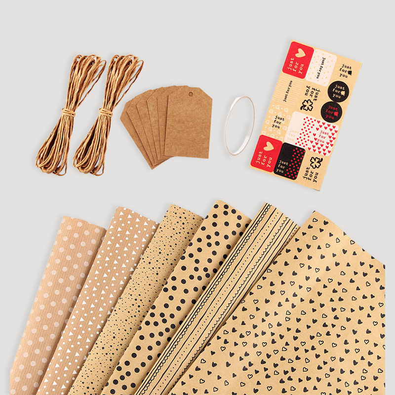 pearlised brown gift wrapping papers