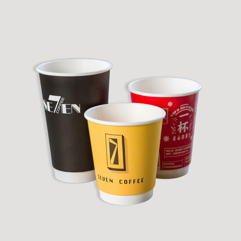 double walled paper coffee cup wrappes