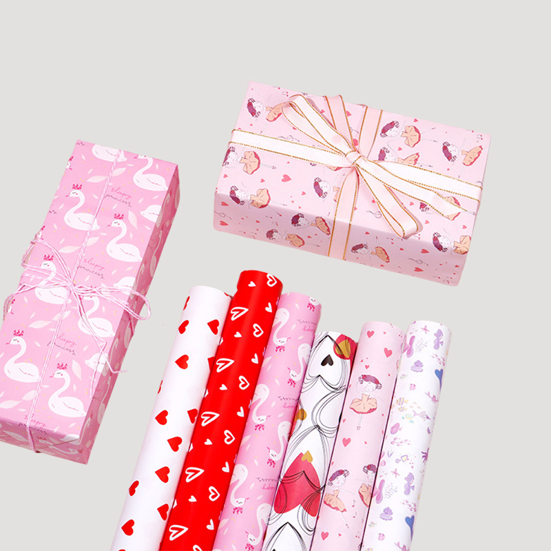 flower wrapping paper luxury