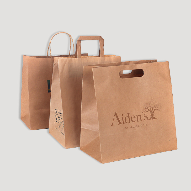 craft paper bag with logo