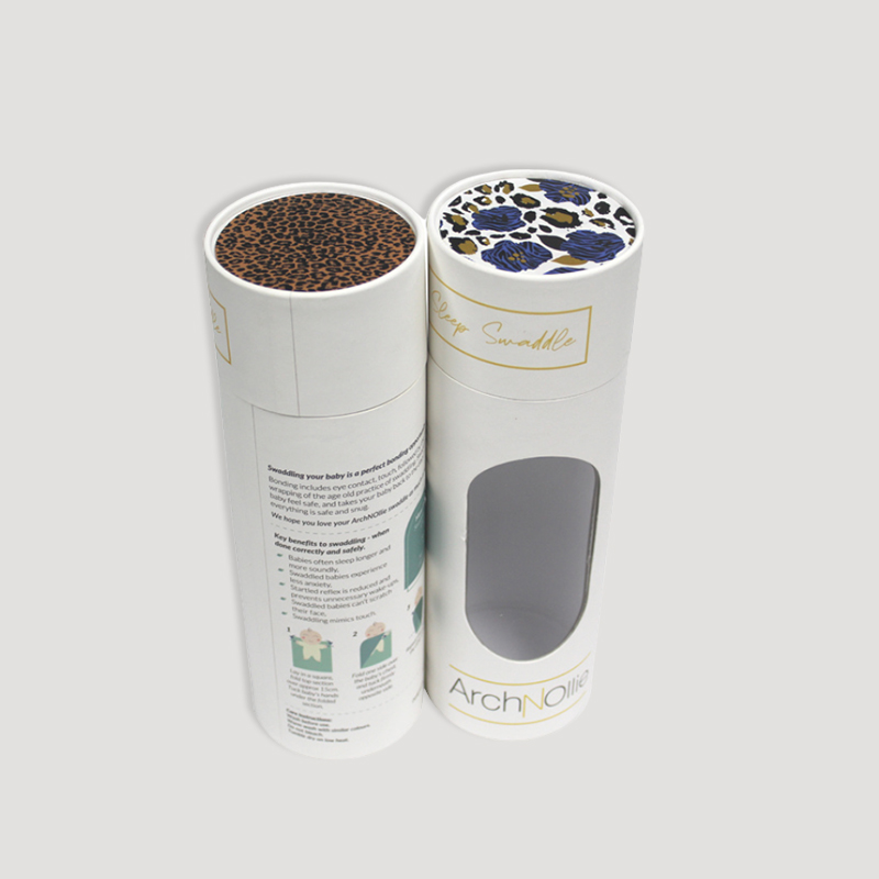 cylinder white paper tube