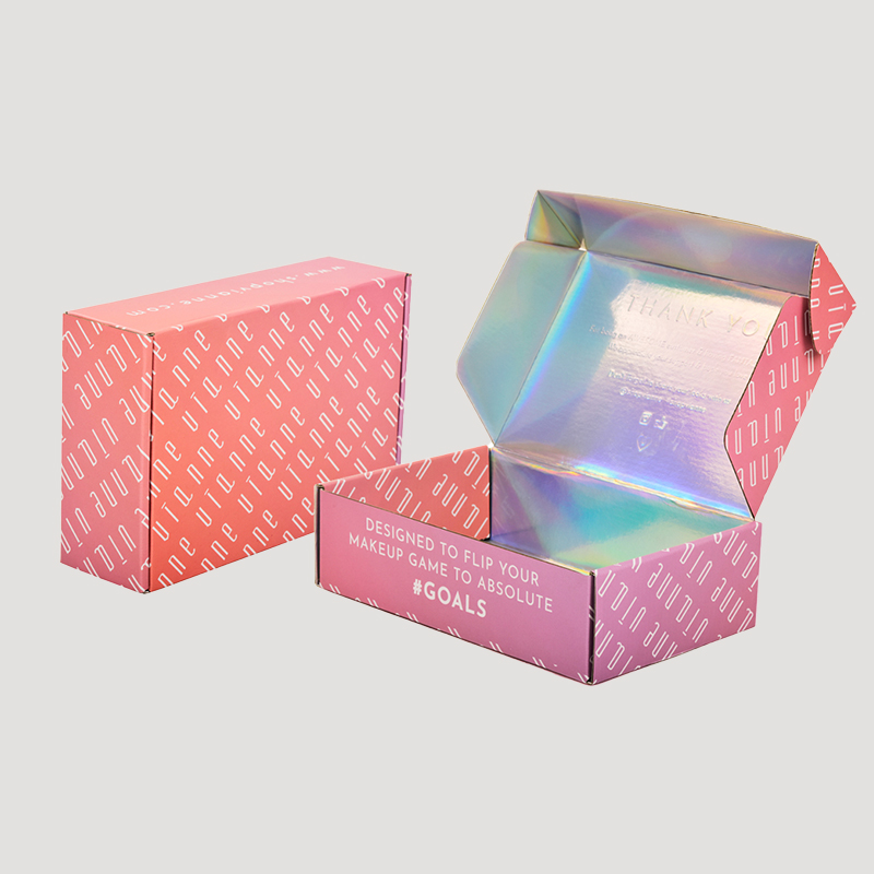 Holographic corrugated packaging box