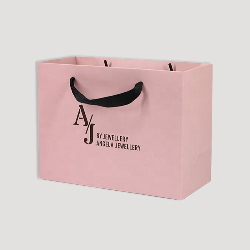 shopping paper bag with logo