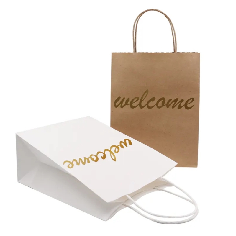 brown paper shopping bags