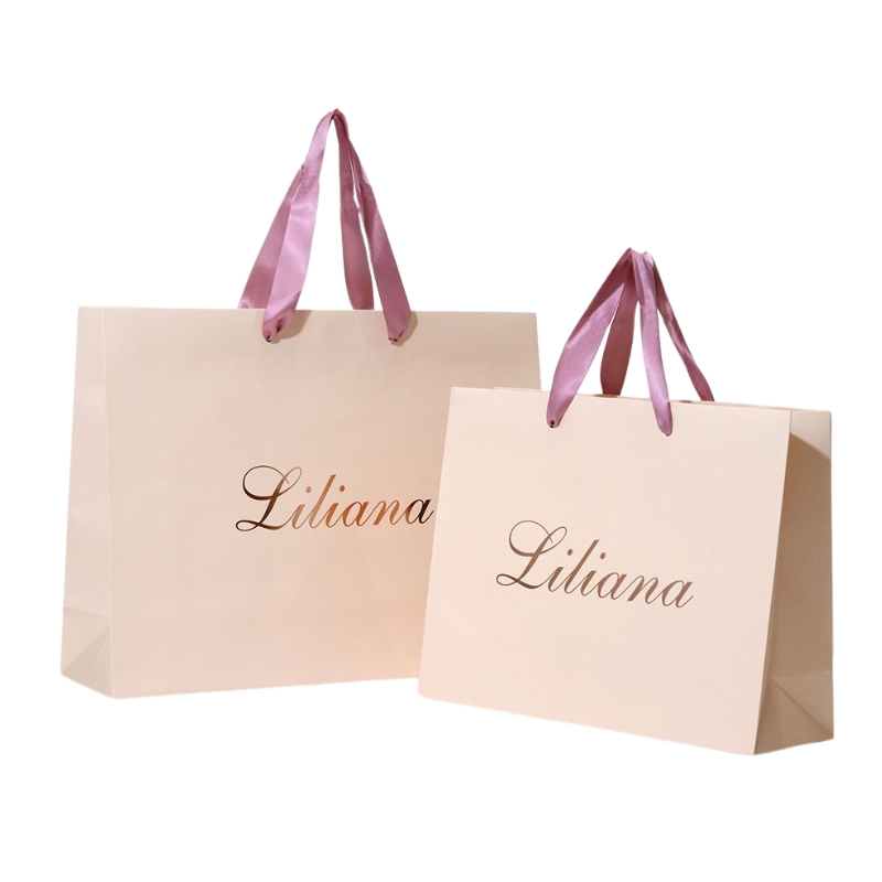 logo printed gift bags