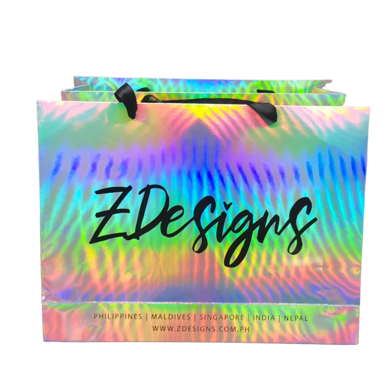 holography art paper bag