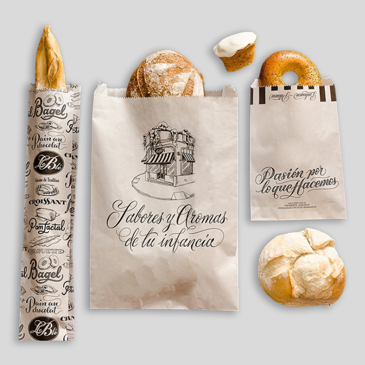 custom printed food packaging bags