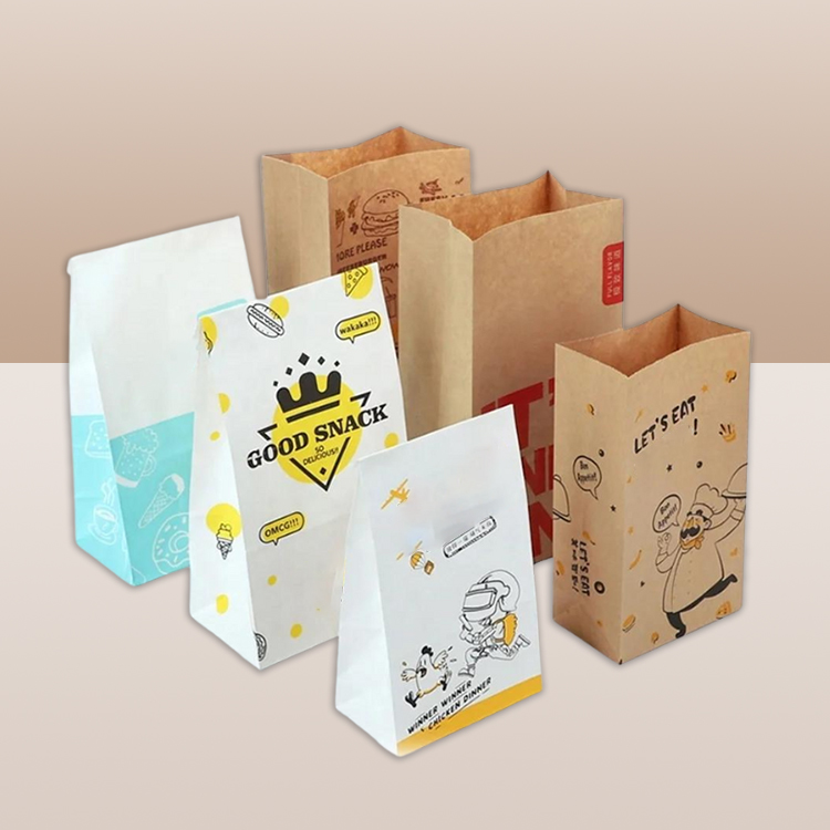 custom packaged food packaging bags