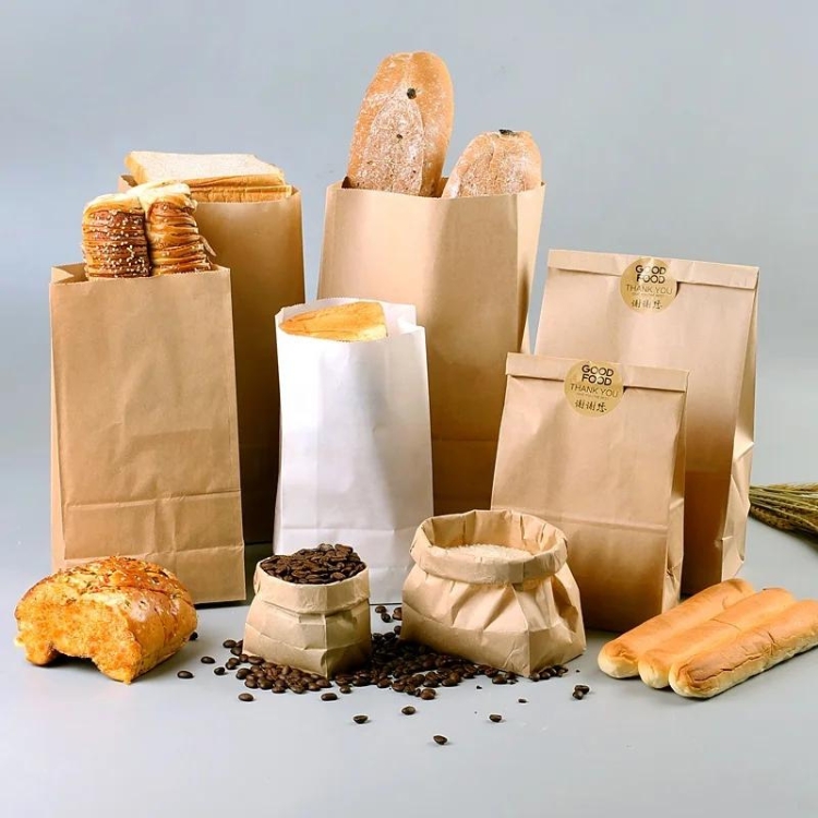 printed paper grocery bags